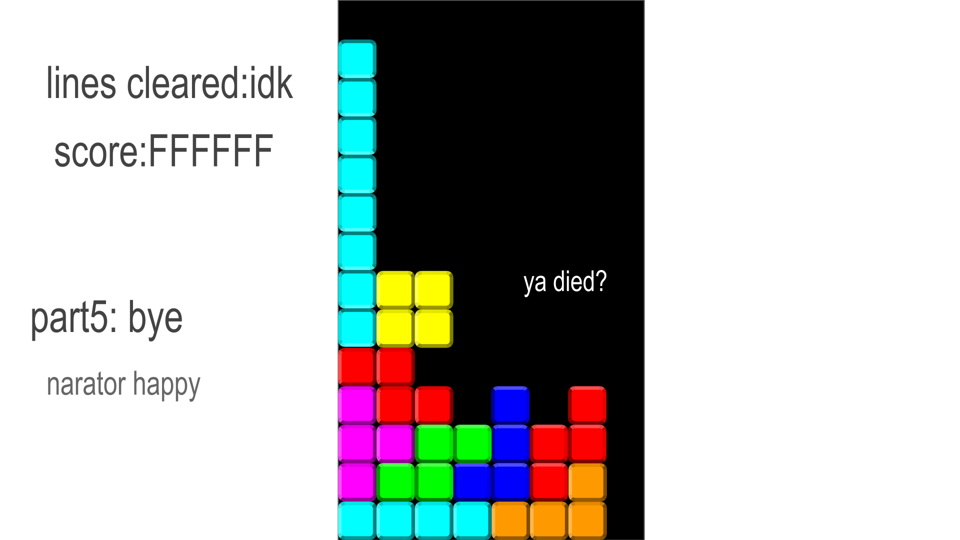 Dragons Don't Like Tetris